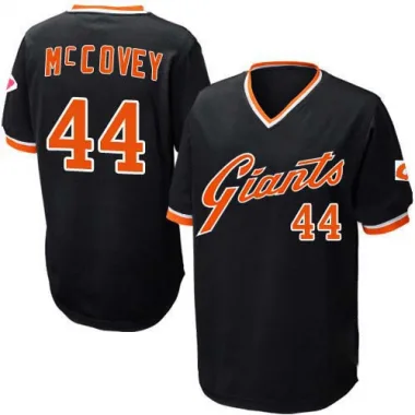 Willie McCovey Men's San Francisco Giants Throwback Jersey - Grey